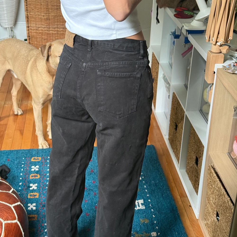 Classic Calvin Klein High-Rise Black Jeans